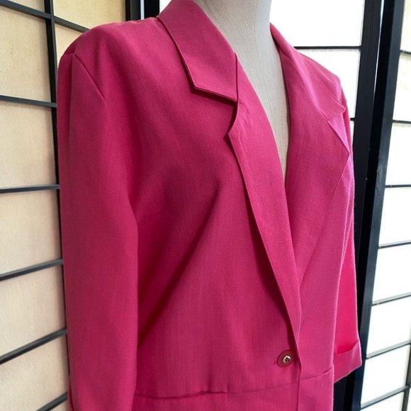 Vintage Hot Pink Worthington Suit - Picture 2 of 12